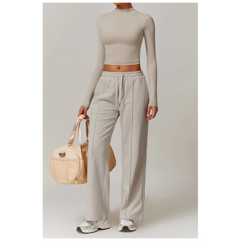 Yoga Suit Set Factory - OEM New Women's Sports Fitness 4pcs Vest Pants