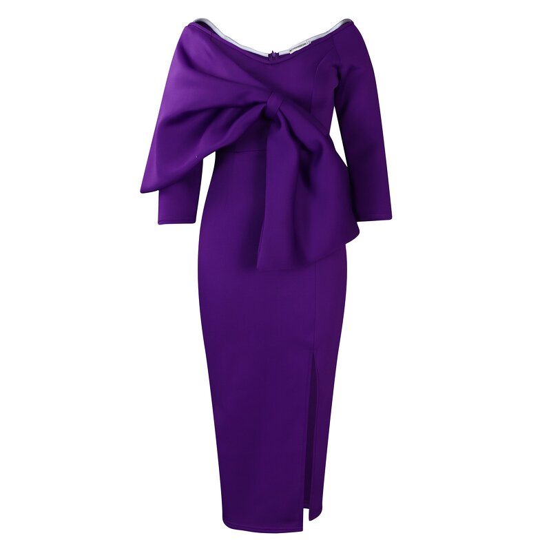 Casual Dresses Factory - Bow Vintage Night Dresses Evening Ball Gown