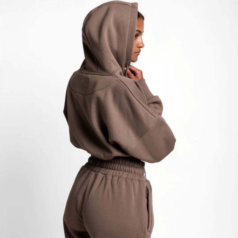 Pullover Sweatshirt Supplier - Wholesale Boutique Solid Color Crop