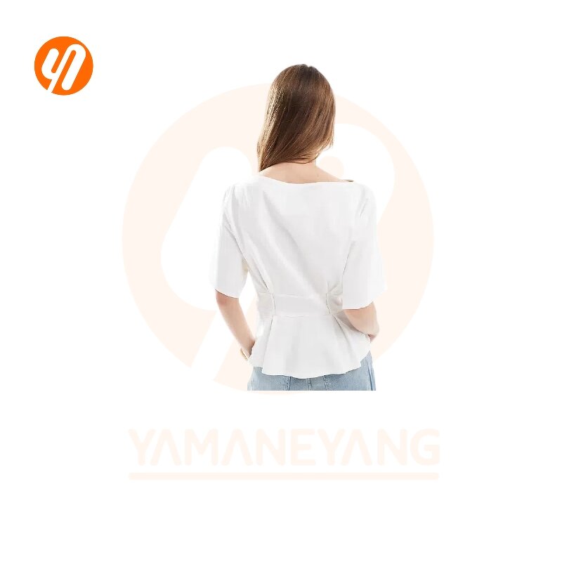 Blouse Supplier - Summer O Neck Sleeve Shirts Female Sleeveless