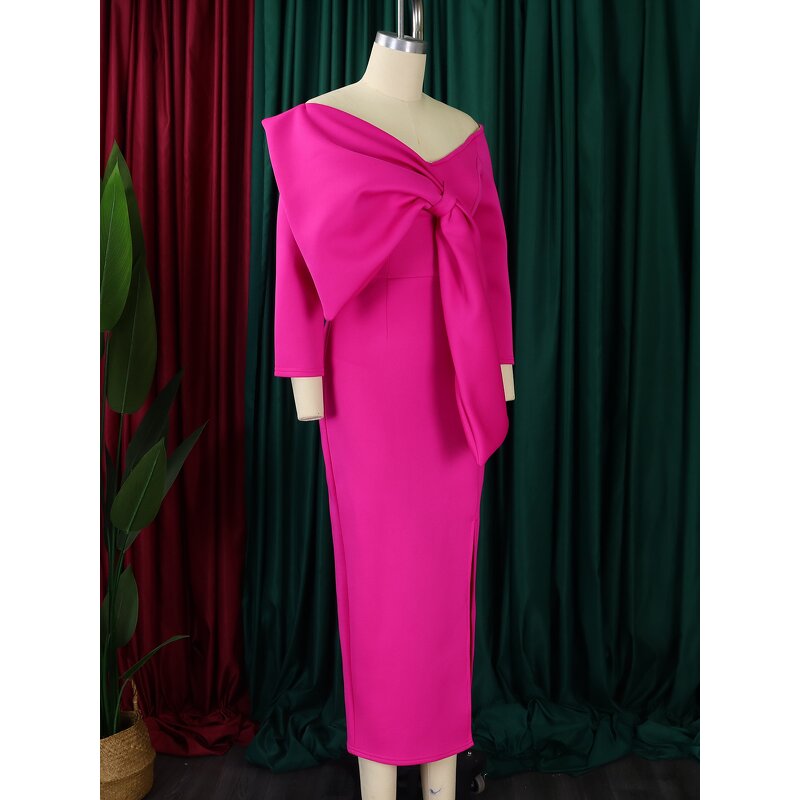 Casual Dresses Factory - Bow Vintage Night Dresses Evening Ball Gown