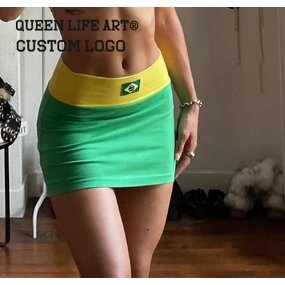 Brazil Shorts Factory - Women's Candy Color Pocket Decoration Summer