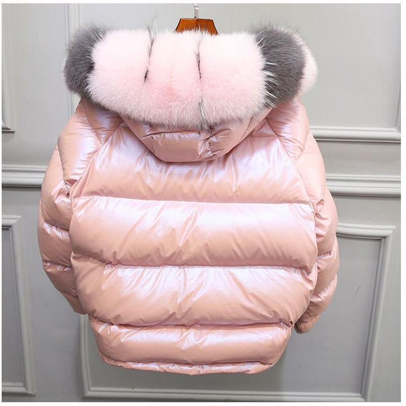 Puffer Jacket Factory - Bubble Crop Down Fur Coat Plus Size Custom