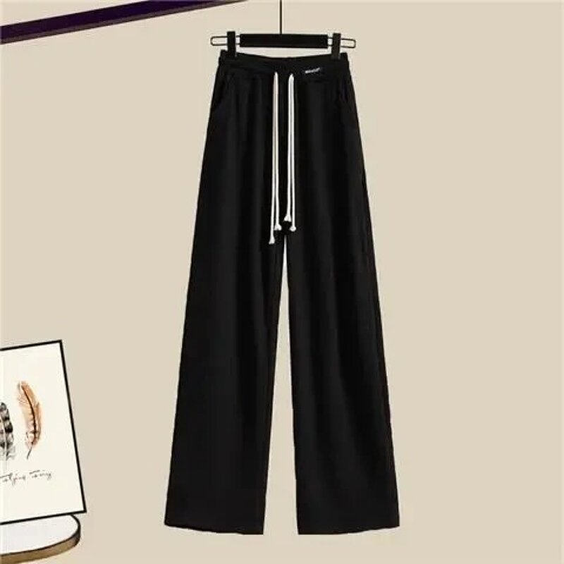 Women's Set Supplier - Summer Wide Free Casual Trousers Shirt Bra Vest