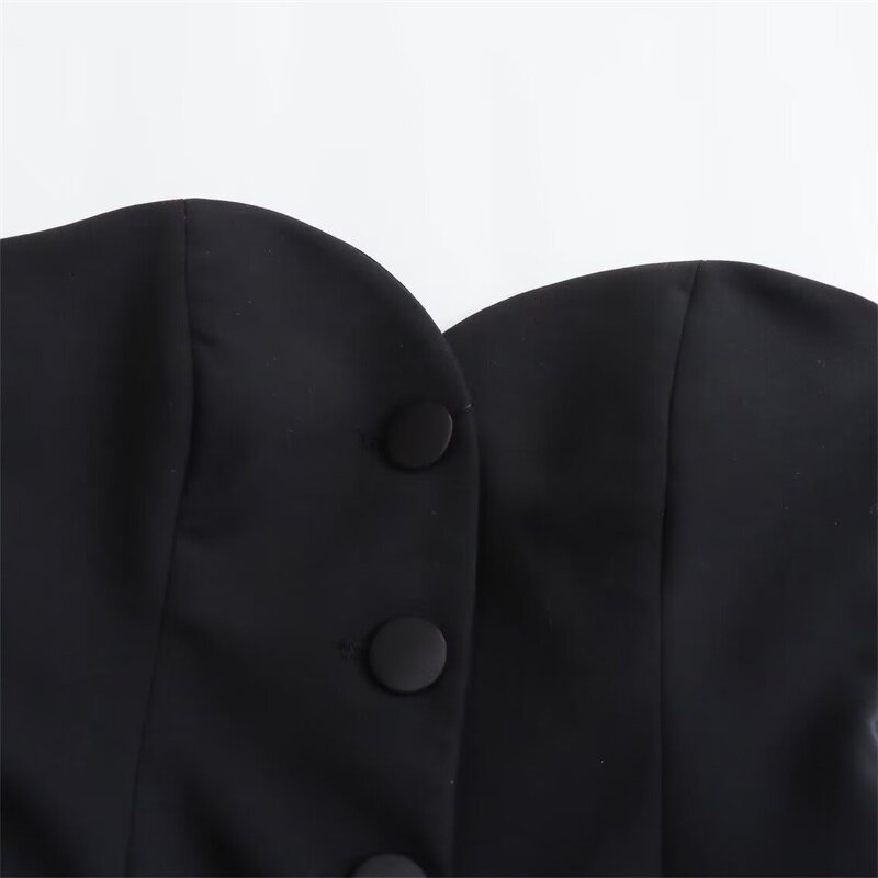 Women's Set Factory - Summer Versatile High Waist Satin Side Top Skirt