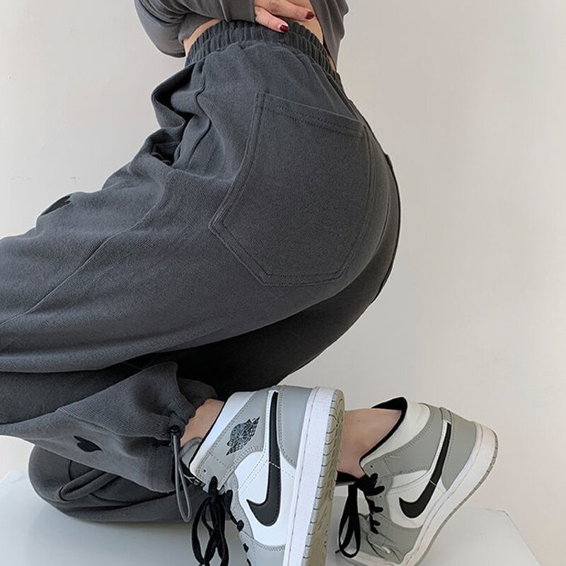 Casual Pants Supplier - Custom Oem Embroidered Love Sport Drawstring Waist