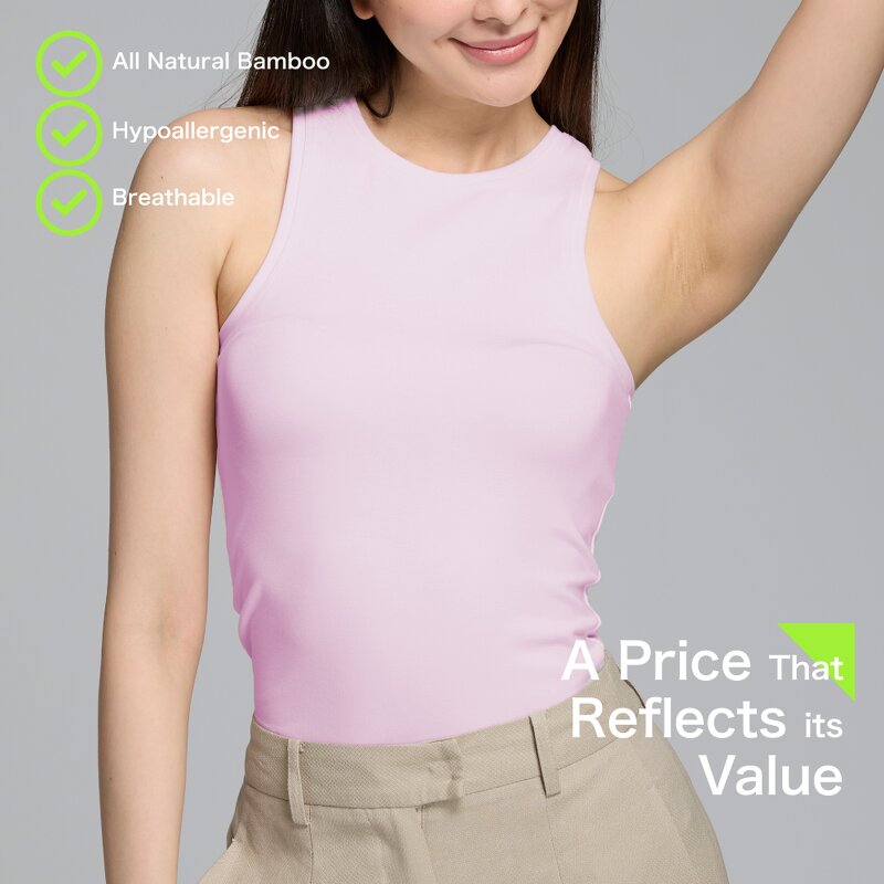 Tank Top Supplier - Eco-friendly Bamboo Cotton 240gsm Breathable Custom