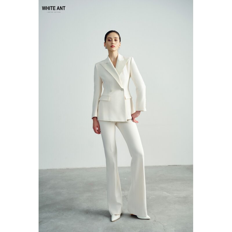 Women's Pants Supplier - High-waisted EUPHEMIA LONG PANTS Slightly Flared