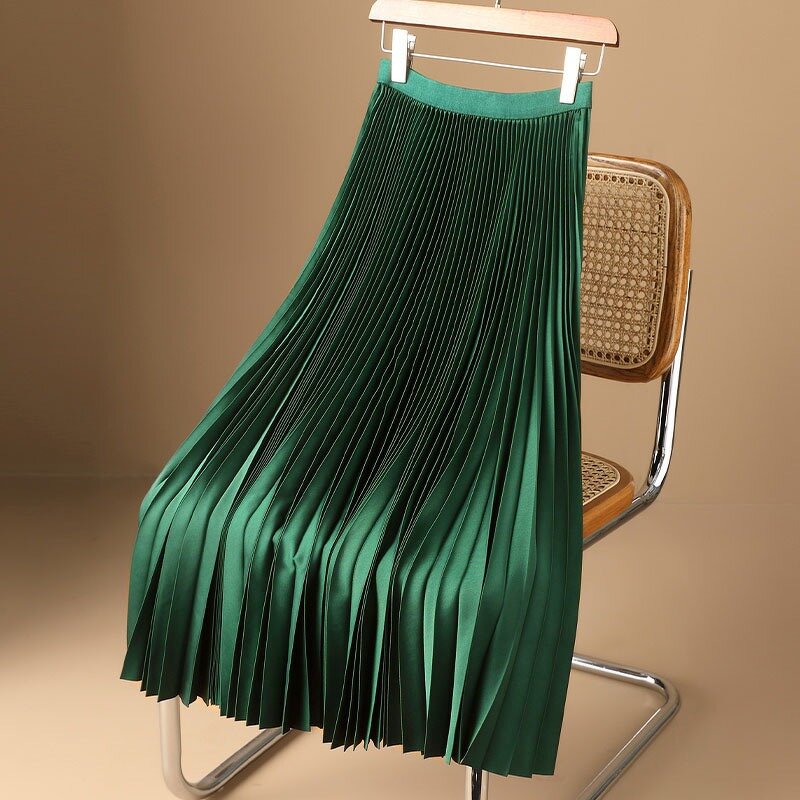 Pleated Skirt Supplier - Factory Outlet M-4XL Summer Midi Plus Sizes