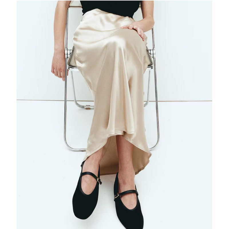 Tulle Skirt Factory - Natural Cotton Baddie Maxi Below Knee Bubble Hem