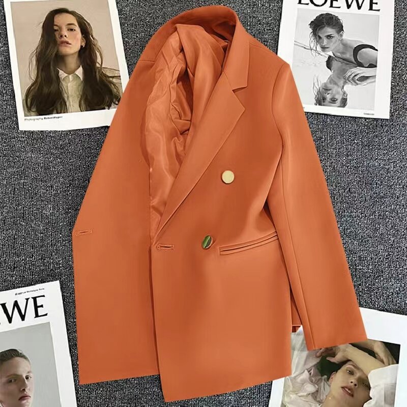 Women's Blazer Supplier - Office Style Casual Candy Color Long Sleeve