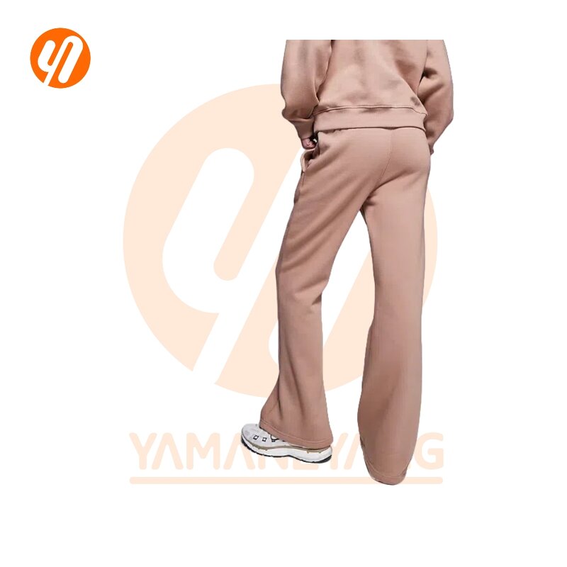 Hoodie Set Factory - Custom Y2K Puff Print Two-Piece Sweat Pocket Crop