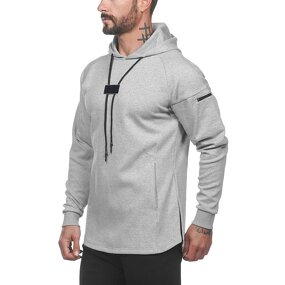 Custom Hoodie Factory - Men Zip Pocket Pullover