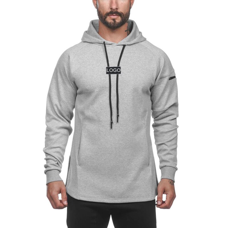 Custom Hoodie Factory - Men Zip Pocket Pullover
