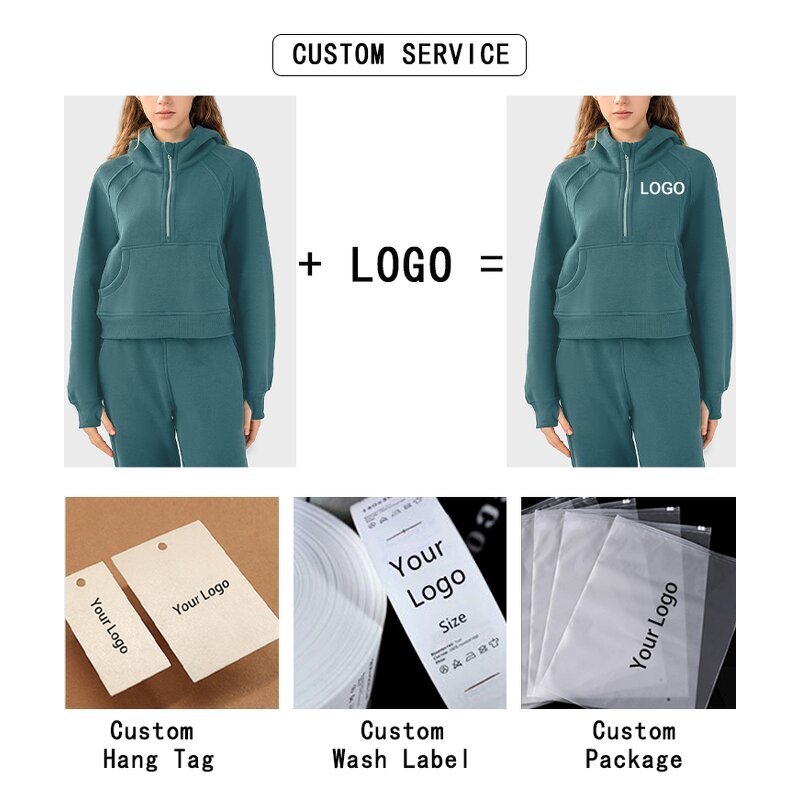Custom Women's Hoodie Factory - Plus Size Zip up