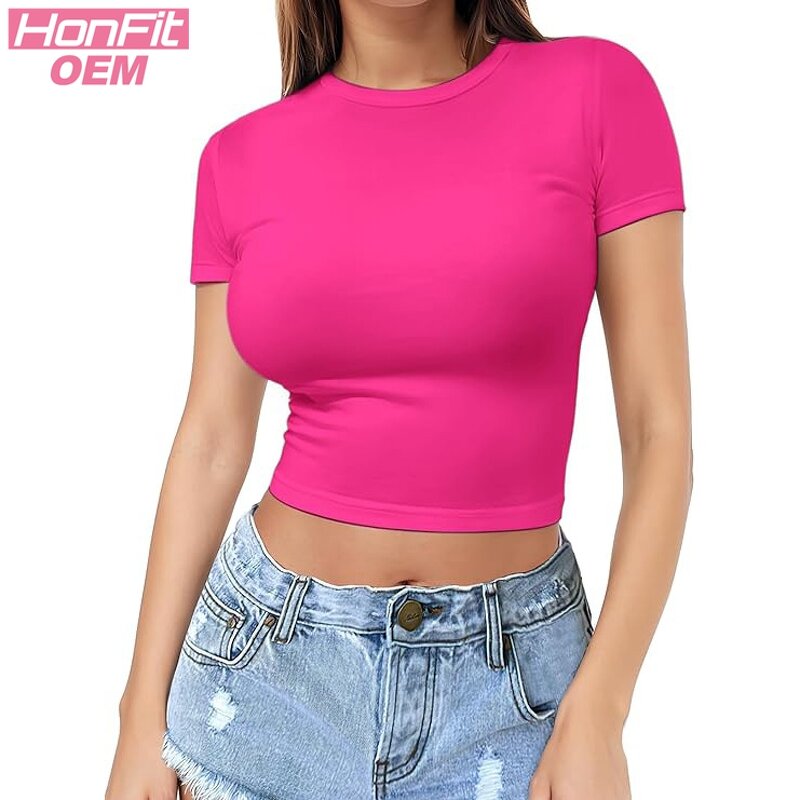 Women's Crop Top Factory - Custom OEM T-shirt
