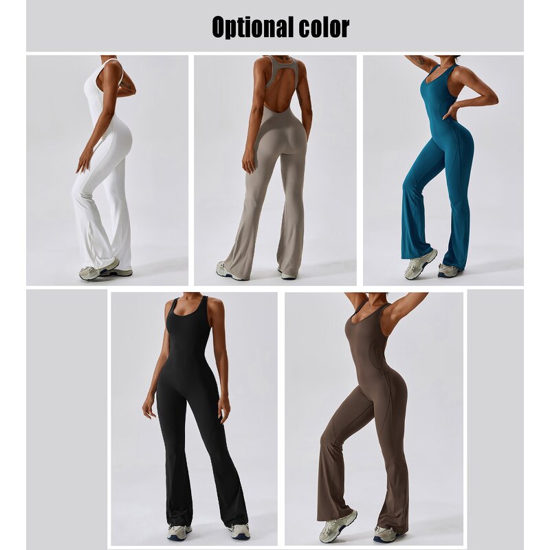 Women's Romper Factory - Flare Yoga Bodysuit