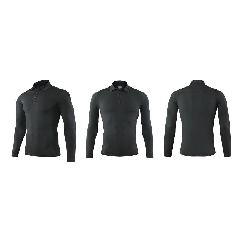 Men's Polo Shirt Factory - Long Sleeve Striped Shirt