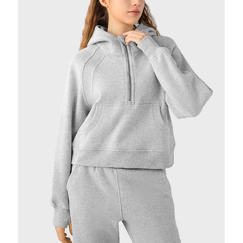 Custom Women's Hoodie Factory - Plus Size Zip up