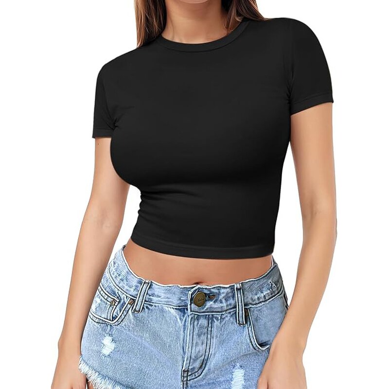 Women's Crop Top Factory - Custom OEM T-shirt