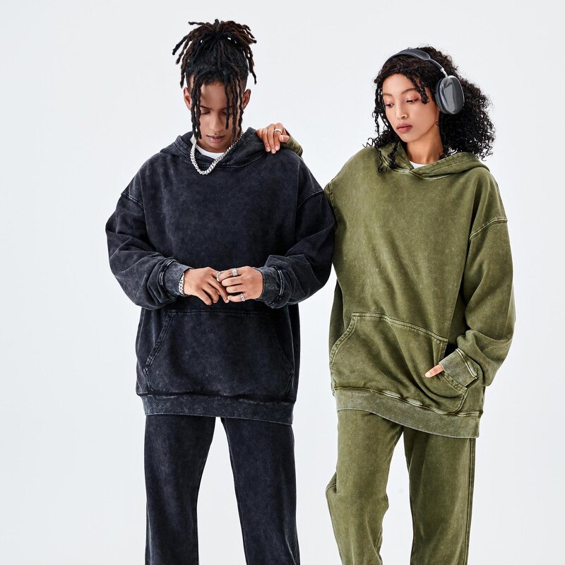 Custom Hoodie Factory - Vintage Washed Streetwear