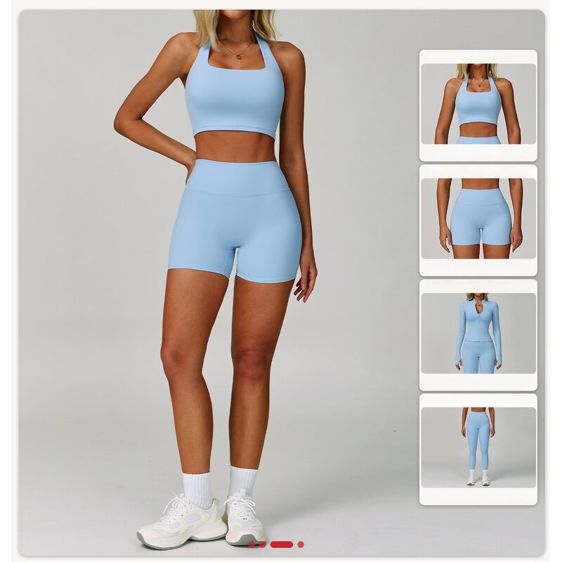 Custom Gym Set Factory - 4 Piece Women Outfit