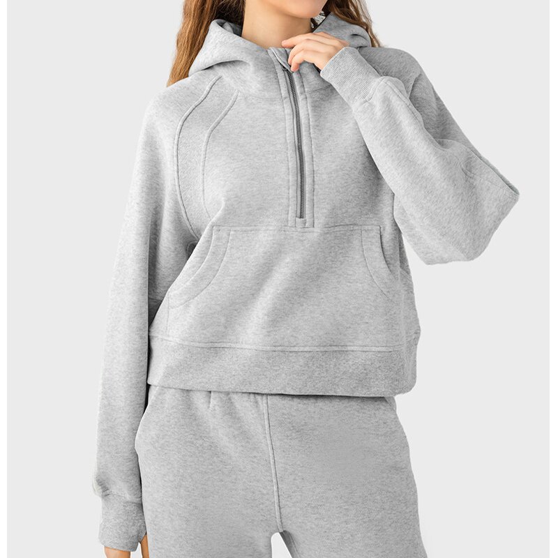 Women's Hoodie Factory - 1/4 Zip Hoodie Supplier