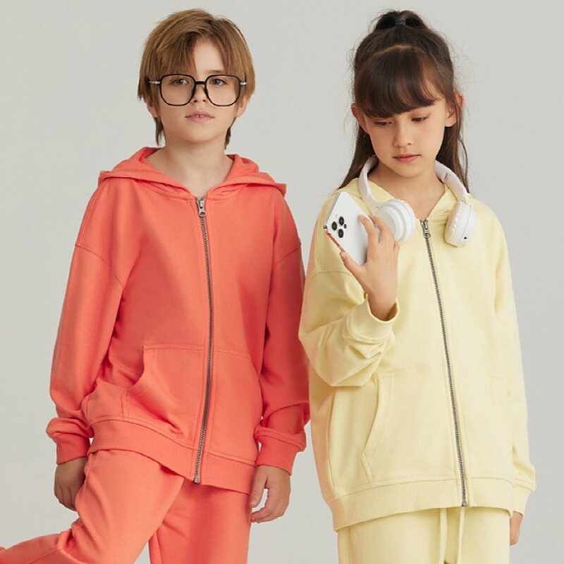 Custom Kids Hoodie Factory - Zip up Sweatshirt