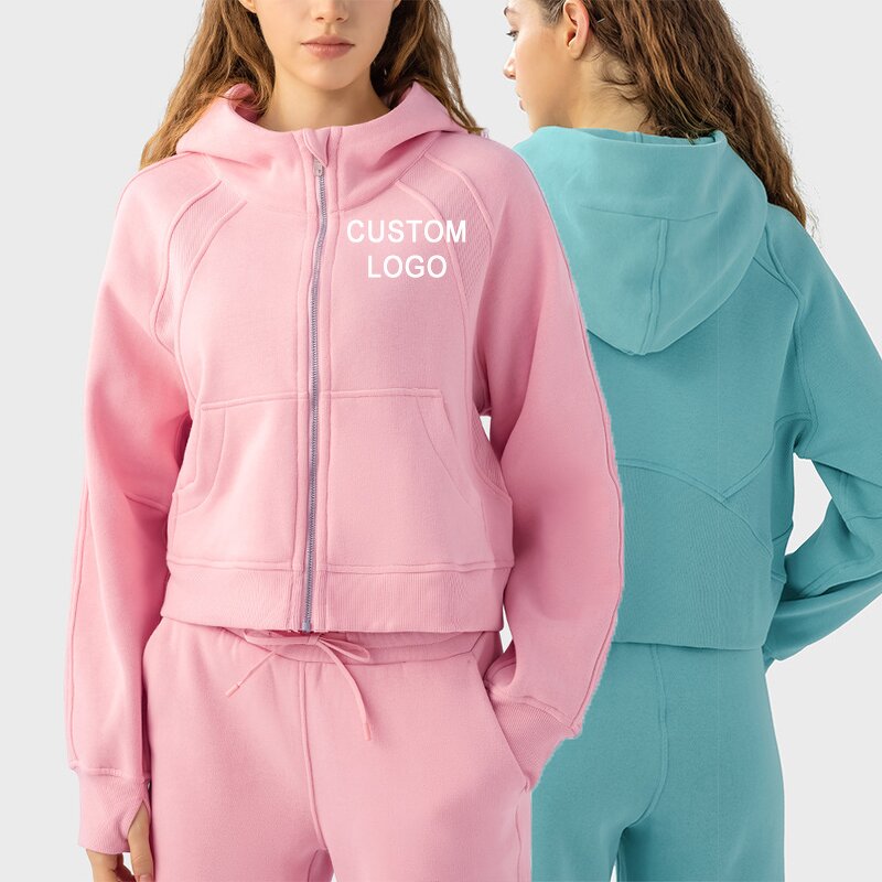 Custom Hoodie Factory - Women Oversized Zip Hoodie