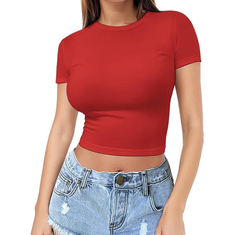 Women's Crop Tops Factory - Casual Streetwear Tee