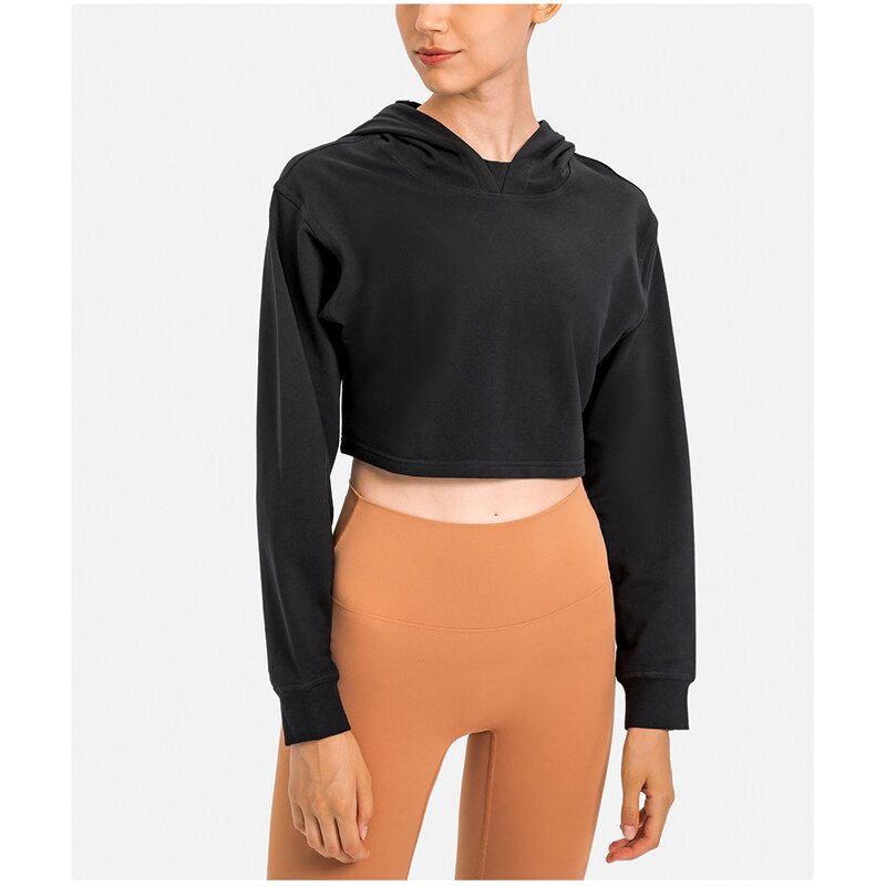 Women's Crop Hoodie Factory - Fitness Gym Top