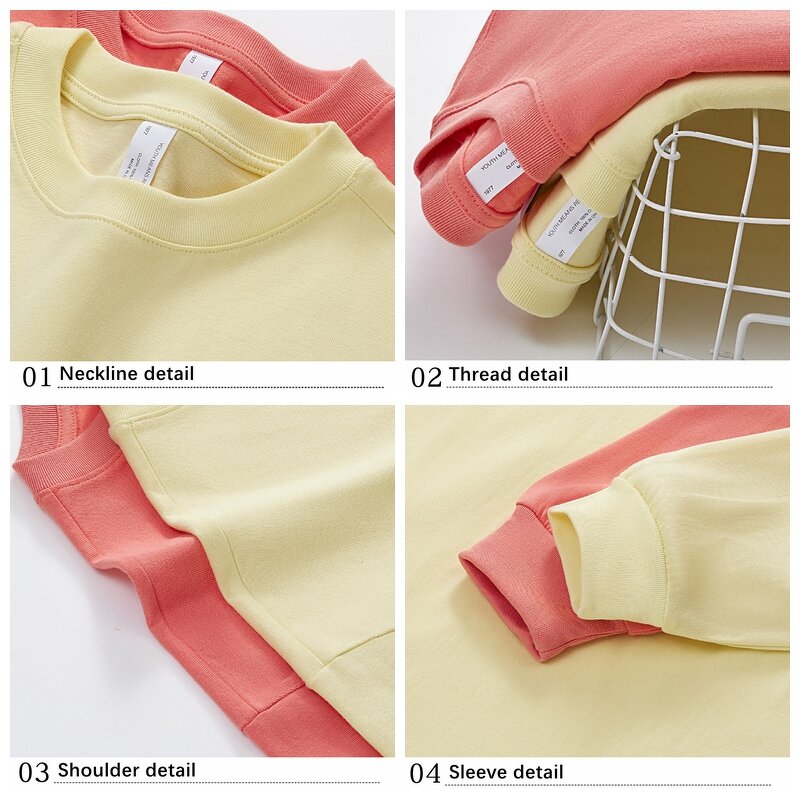 Kids Sweatshirt Factory - Long Sleeve Casual Top