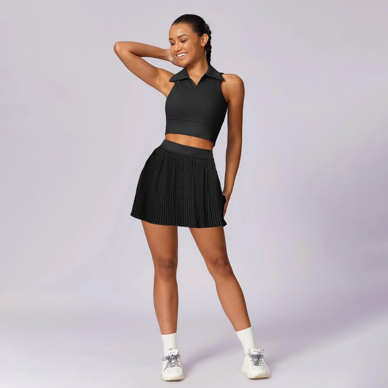 Women's Tennis Set Factory - 2 Piece Mini Skirt Set