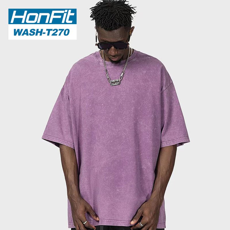 Men's T-shirt Factory - Cotton Acid Wash Tee