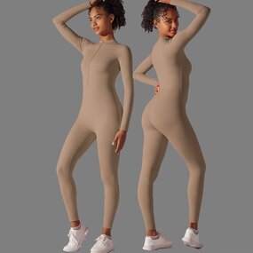 Custom Bodysuit Factory - Plain Yoga Jump Suit