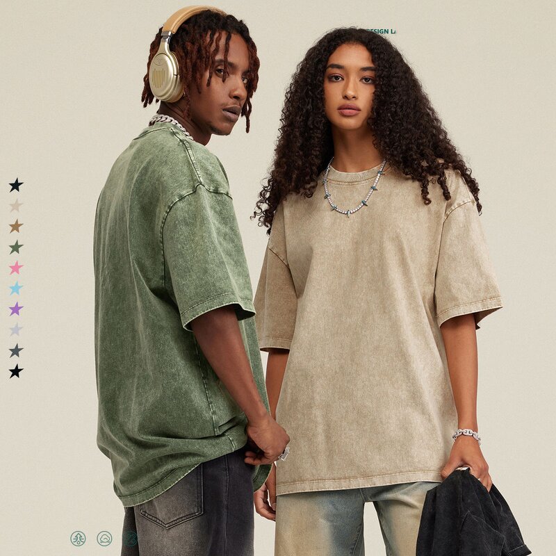 Custom T-shirt Factory - Oversized Washed Streetwear