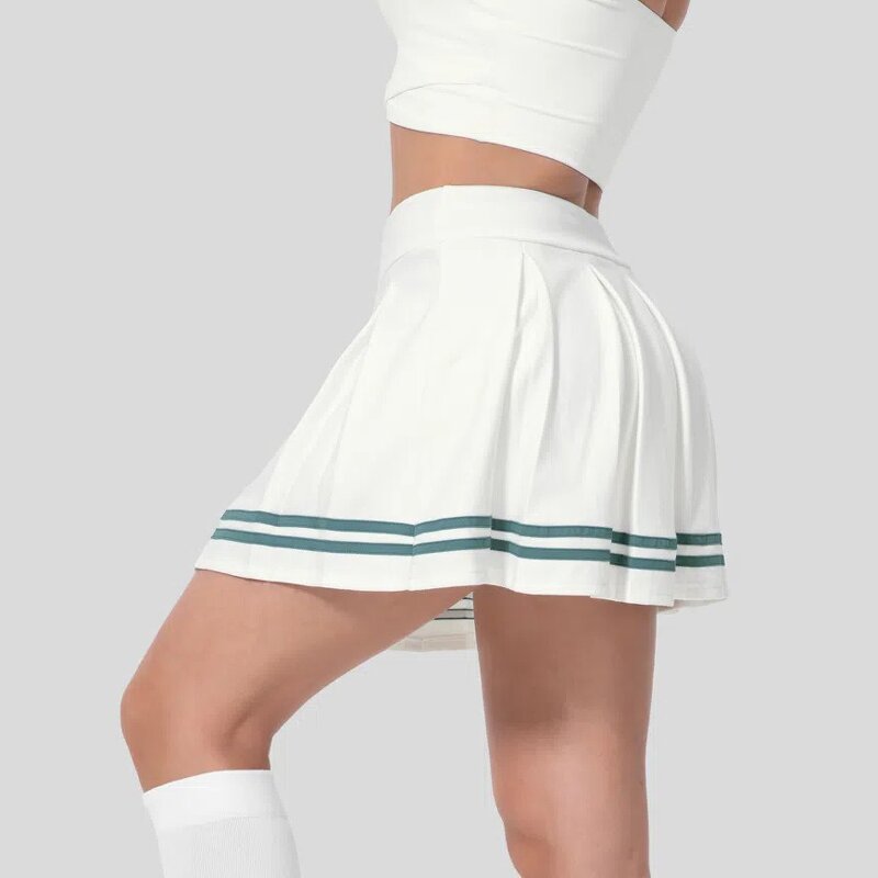 Women's Tennis Skirt Factory - White Cotton Skirt