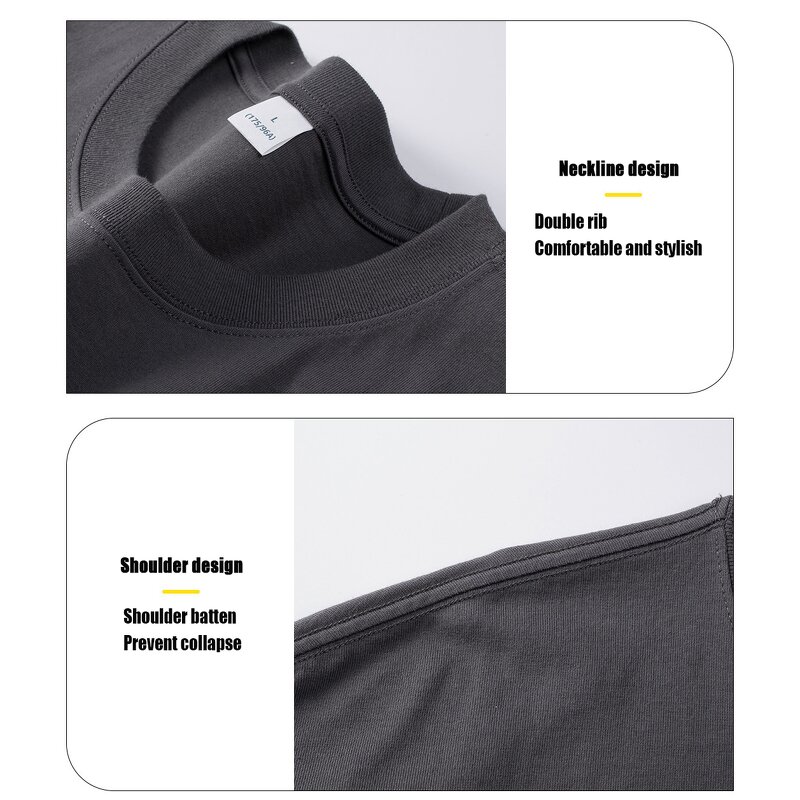 Custom Box Fit T-shirts Factory - Heavy Weight Cotton