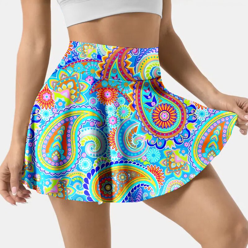 Custom Tennis Skirt Factory - High Waist Pleated Skirt