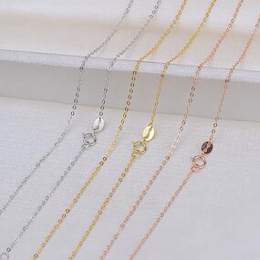 Cable Link Chains Factory - Rinntin Sterling Silver Fashion Thin Neck Chain
