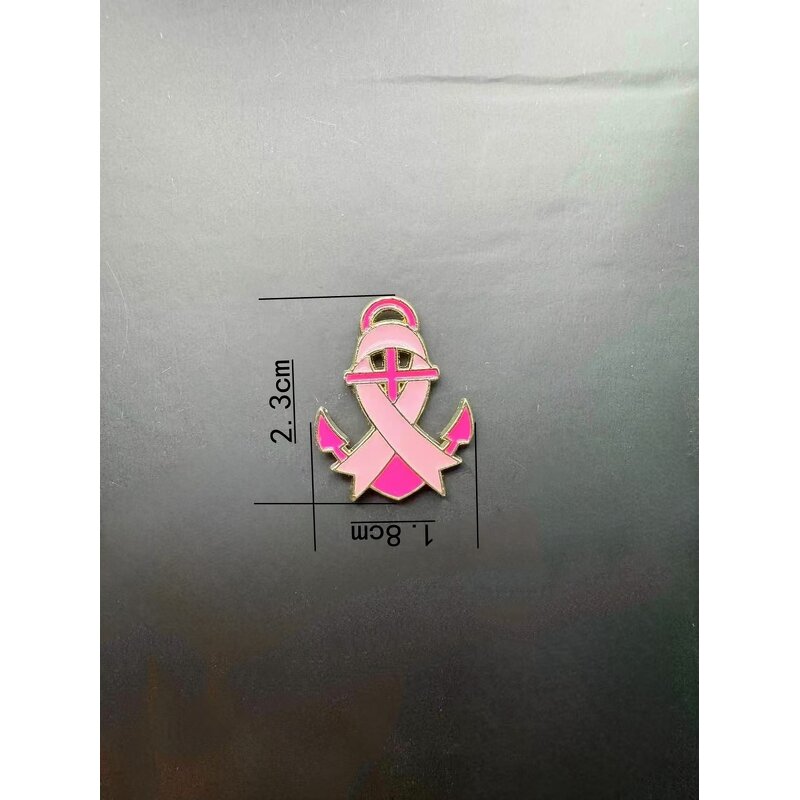 Pink Ribbon Brooch Factory - Breast Cancer Enamel Butterfly Pin Women Gift