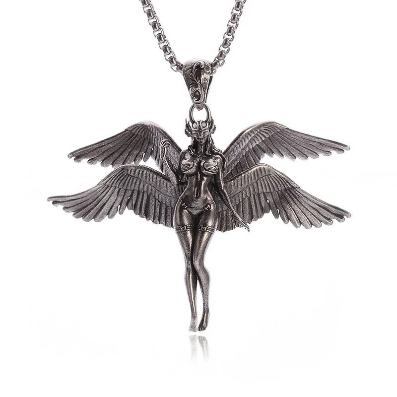 Angel Pendant Necklace Factory - Fashionable Four-Winged Sexy Goddess Mechanical