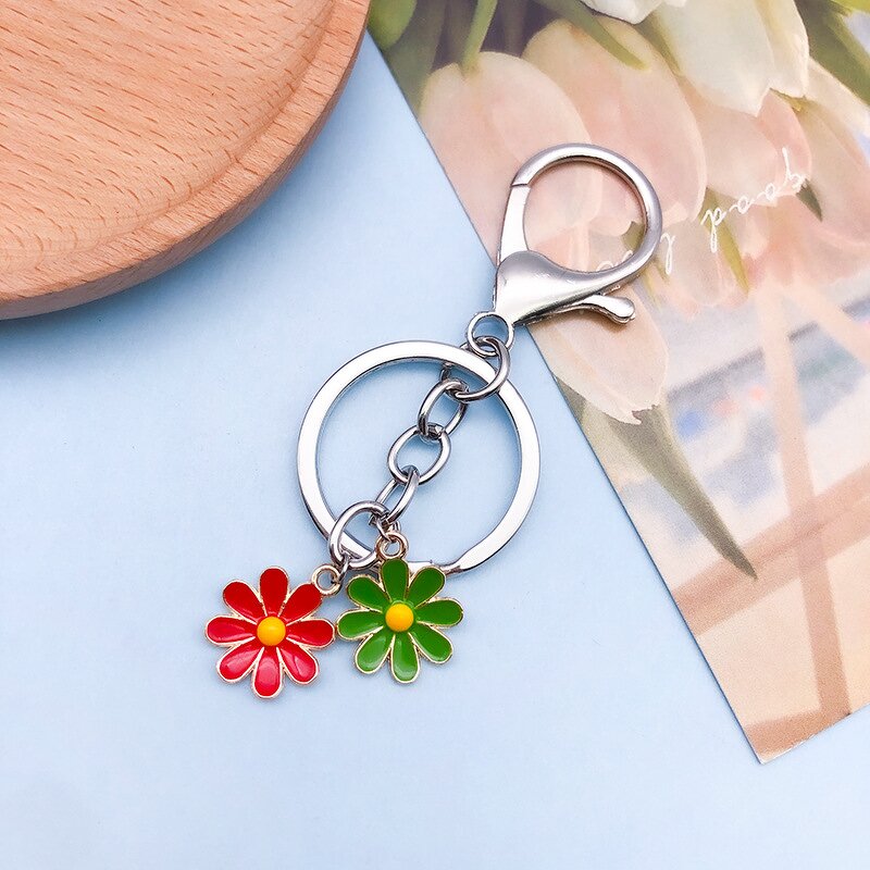 Flower Charms Supplier - Alloy Small Daisy Design Pendants DIY Jewelry Making