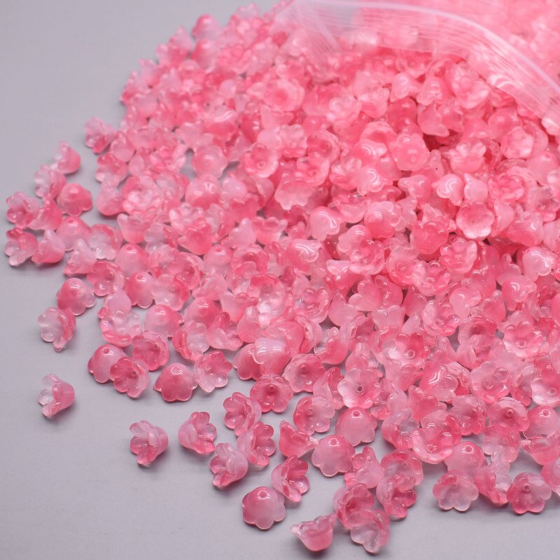 Glass Beads Supplier - Gradient Lily of the Valley DIY Jewelry Making