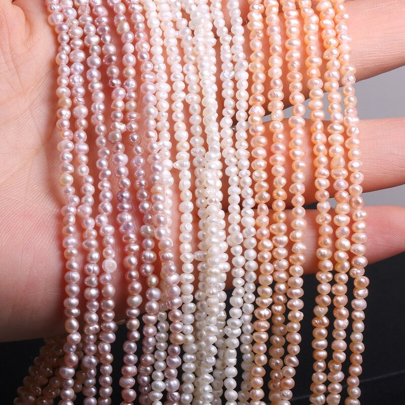 Freshwater Pearl Beads Supplier - High Quality Oval Punch Loose DIY