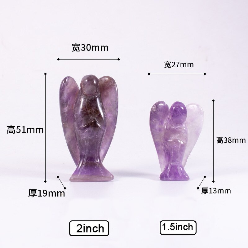 Healing Stones Figurines Factory - Natural Guardian Crystal Statue Reiki Chakra