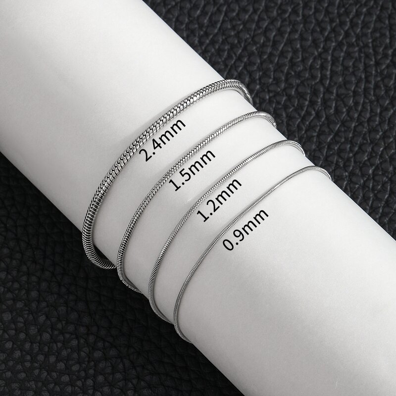 Stainless Steel Bracelet Factory - Simple Square Snake Bone Chain Hip-Hop