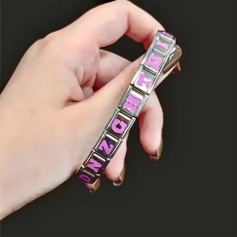 Italian Bracelet Supplier - Charm Stainless Steel 9mm Module DIY Splicing