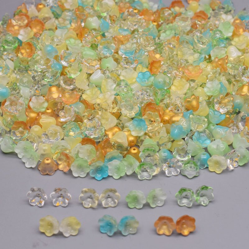 Glass Beads Supplier - Gradient Lily of the Valley DIY Jewelry Making