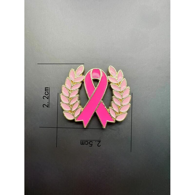 Pink Ribbon Brooch Factory - Breast Cancer Enamel Butterfly Pin Women Gift